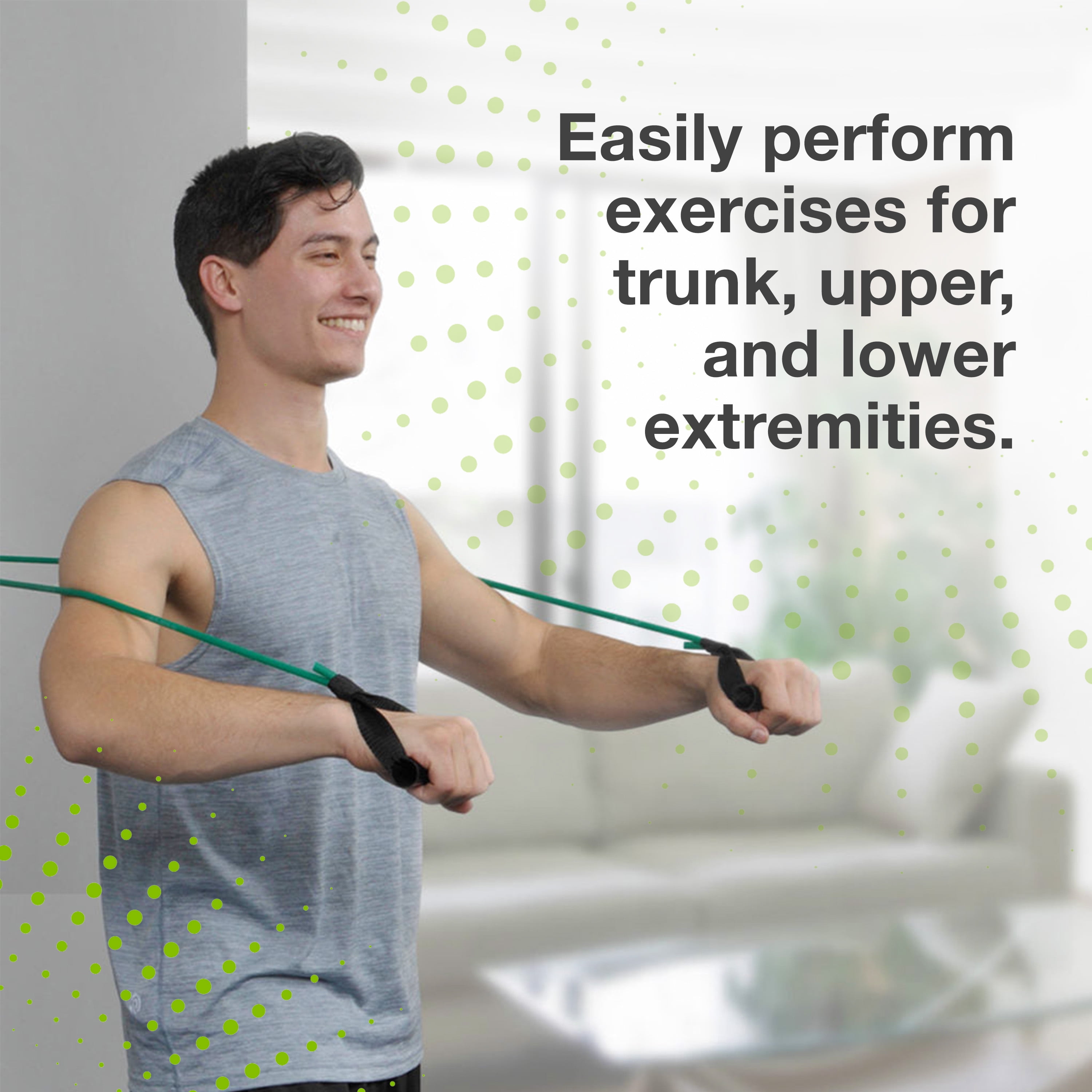 PrePak Products Standard Web Anchor Strap – Resistance Band Exercise Equipment – Home Gym Physical Therapy - Pack of 12