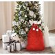 thumbnail image 4 of Hotte de Père Noël - 2 Grand Sac Cadeau de Noel Rouge en Velour S, 4 of 5