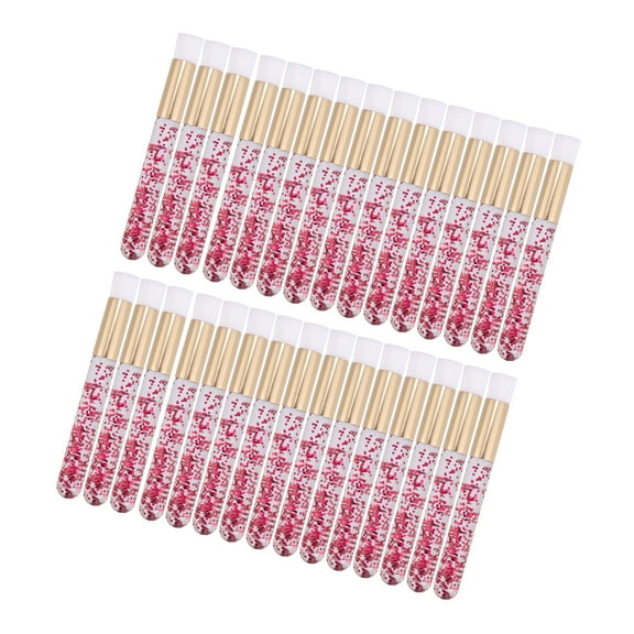 Vocoste Travel Blending Makeup Brush Set Foundation Contour Concealer Blusher Brush 10x1cm Red 30 Pcs