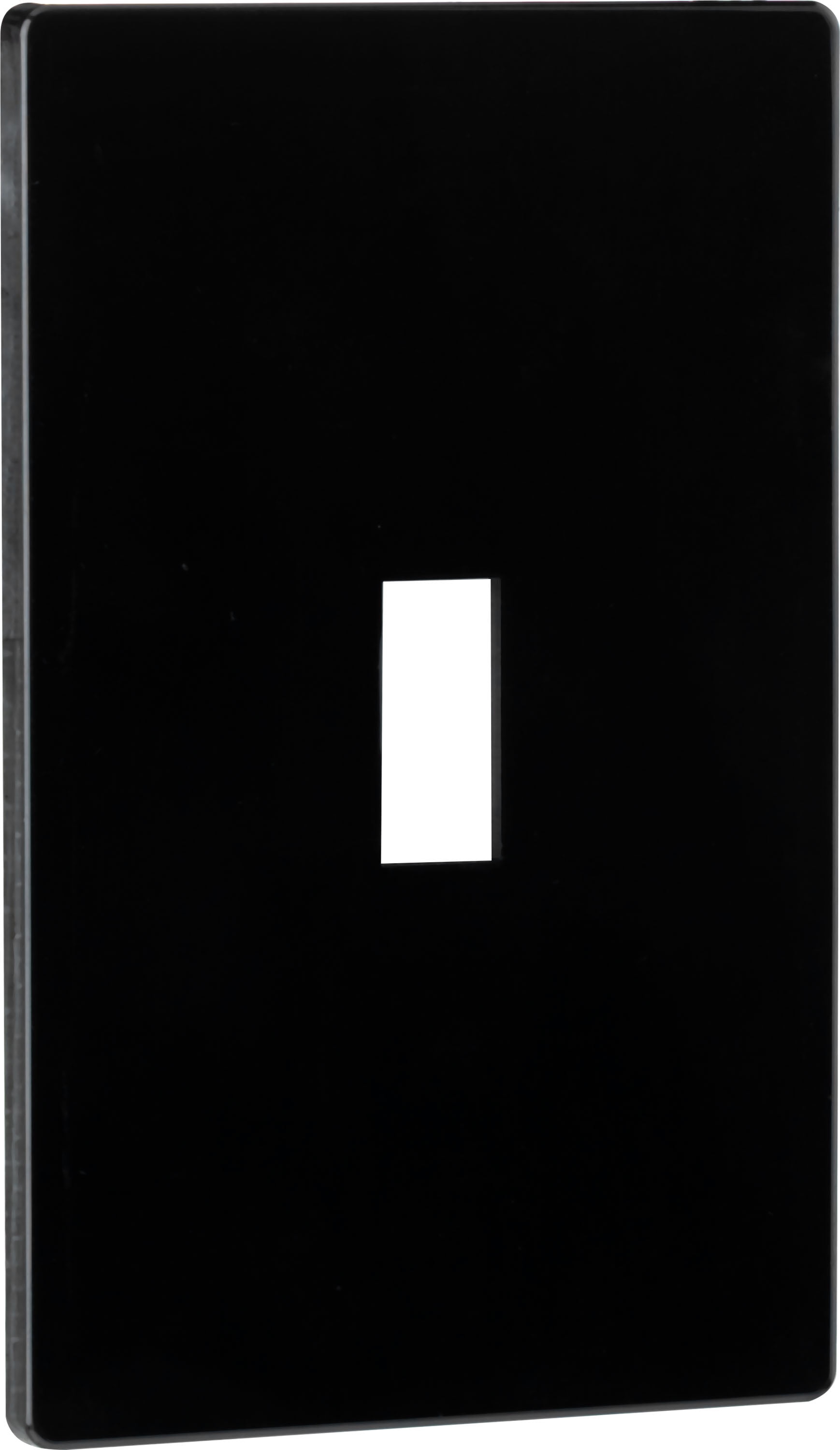 Ultra Pro Screwless Wallplate, Switch Plate, Single Toggle, Black