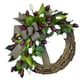 thumbnail image 2 of Guirnalda de tulipanes de primavera Decorativo año redondo Puerta Colgando Cobertura media de seda con lazo de cinta para la boda Puerta de la Soledad corona de tulipanes, 2 of 10