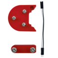 thumbnail image 2 of Juego de juntas para patinete, soporte espaciador de soporte de pie con tornillos, marco de accesorios rojo Zulema Juntas de guardabarros, 2 of 8