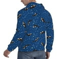 thumbnail image 3 of Hoodies for Men - Whales Swim Long Sleeve Comfrt Men'S Fashion Hoodies & Sweatshirts, Sweatshirts for Men Hoodies Pullover Clothing Clothes with Pouch, 3 of 7