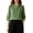Green, variant on Aeguzox Womens Blouses Mandarin Collar with Partial Button Front and Embroidered Accents,Sizes M-4XL