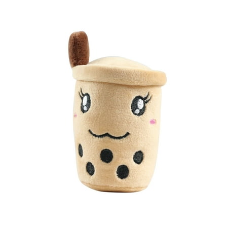 

Yoslce Weighted Stuffed Animals Cute Super Cute Milk Tea Cup Plush Toy Pendant Creative Cartoon Doll Doll Doll Catch Machine Small Doll Kids Christmas Gifts
