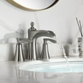 thumbnail image 5 of Vinnova Ukiah Two Handle 8-inch Widespread Bathroom Faucet in Satin Nickel, 5 of 5