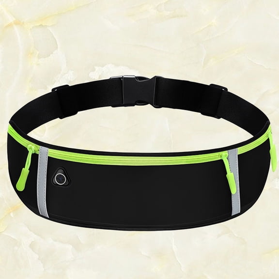 ELAYARD Waterproof Waist Bag Black Sports Use High Capacity Lightweight