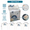 thumbnail image 6 of Navy Blue Shell Coastal Table Runner 72 Inches, Starfish Coral Summer Ocean Nautical Bed Runner Dresser Scarves Tabletop for Indoor Outdoor Parties/Ceremony/Banquet, 14" x 72", 6 of 9