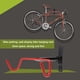 thumbnail image 2 of Garaje pared bicicleta bicicleta almacenamiento rack montaje percha gancho titular con tornillos, 2 of 3