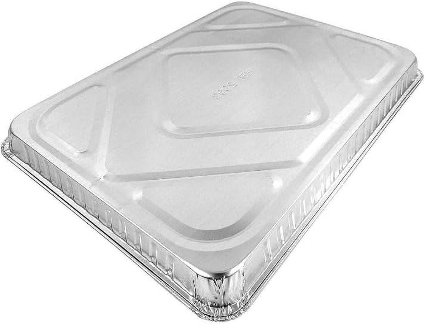 Half Cookie Disposable Aluminum Sheet with Dome Lid For Baking & Storing (10)