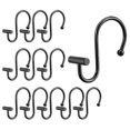 thumbnail image 1 of Shower Curtain Hooks, Rust Proof Shower Curtain Rings For Bathroom,metal Decorative Shower Curtain Hooks Hangers - SHENSHEN, 1 of 5