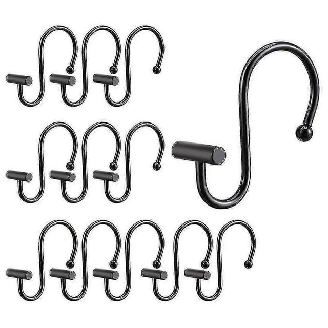 Shower Curtain Hooks, Rust Proof Shower Curtain Rings For Bathroom,metal Decorative Shower Curtain Hooks Hangers - SHENSHEN