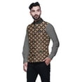 thumbnail image 2 of Atasi Casual Jacket For Men Printed Nehru Jacket Mens Wedding Indian Waistcoat Mandarin Blazer-Medium, 2 of 3