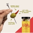 thumbnail image 5 of Filthy Piri Piri Pepper Stuffed Queen Olives, Cocktail Garnish, Non-GMO, Gluten-Free, Vegan, Naturally Cured, 8.5 oz Jar (14 Olives), 5 of 6