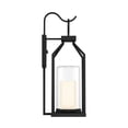 thumbnail image 5 of Hamilton 1-Light Outdoor Wall Lantern in Matte Black, 5 of 5