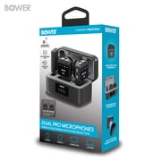 Bower Dual Pro Wireless Lavalier Microphone System