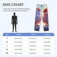 thumbnail image 4 of Fuzoiu Heart Sky Bird Couple Print Men's Pajama Pants,Lounge Pants for Men,Lounge PJ Bottoms,Sleepwear Pants with Drawstring Pockets -Small, 4 of 6