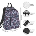 thumbnail image 3 of Naloa Watercolor Marine Animals Print Lightweight DayBackpack Suitable for school, work, shopping, travel, etc., 3 of 5