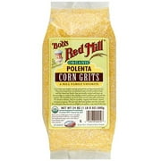 Angle View: Bob's Red Mill Organic Polenta Corn Grits, 24 oz (Pack of 4)