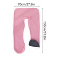 thumbnail image 2 of U-Shaped Maternity Pillow Cover - 51x28in Removable Washable Case for Pregnancy Pillows, Soft Comfortable Fabric, Easy to Remove & Machine Wash, Durable Material, Perfect for Expecting Mothers, D, 2 of 7