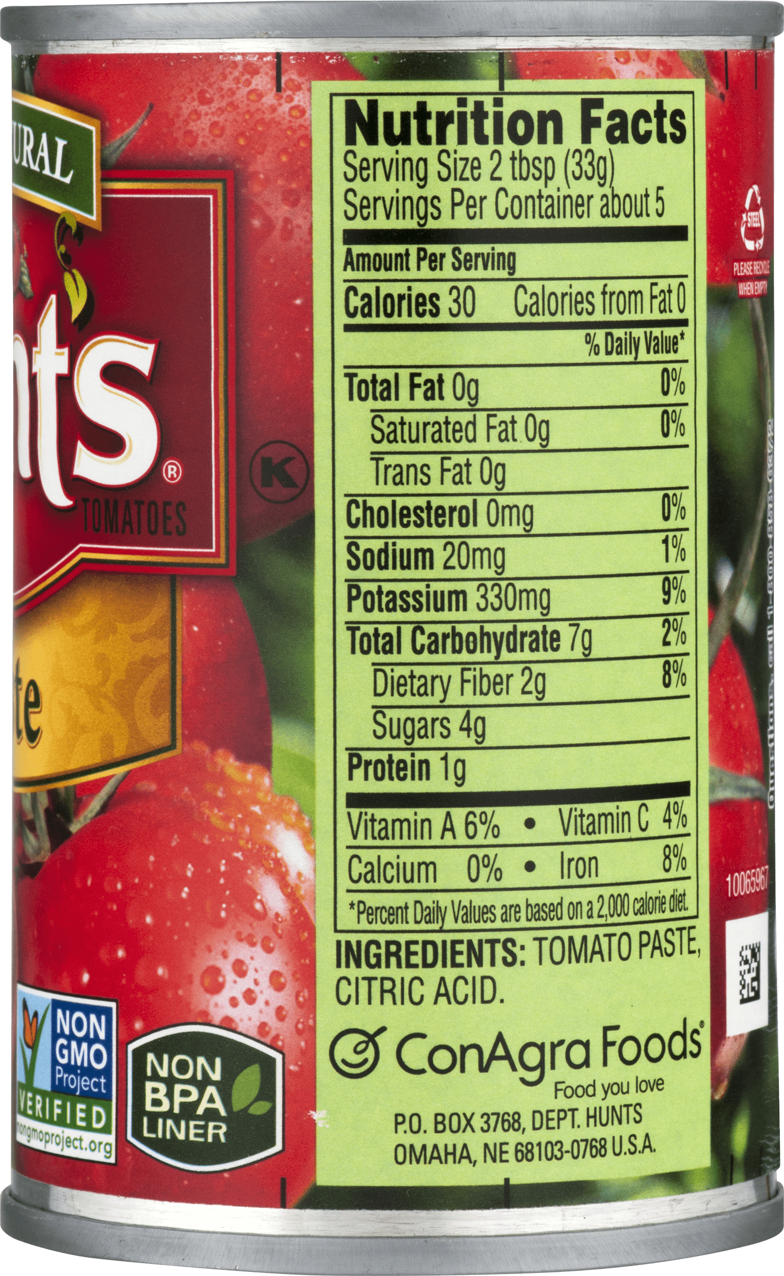 tomato paste ingredients