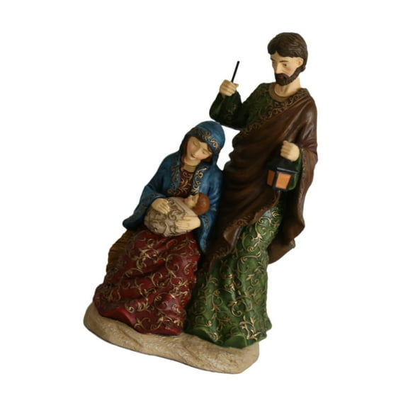 Sinyiin Elegant Nativity Scene Figurine For Holiday Tabletop Religious Resins Sculpture