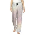 thumbnail image 2 of Picia Glitter Light Pearl Womens Soft Woven Cotton Elastic Waistband Sleep Pajama Pant Lounge Sleep Pant With Pockets And Drawstring-X-Large, 2 of 9