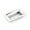 Polished Chrome, variant on Schaub And Company 441-MB Finestrino 2-1/2" Center To Center Modern Fluted Open Rectangle
