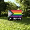 thumbnail image 2 of Love Is Love, v3, 18x12, 24x18, 36x24 inch Yard Sign (Outdoor, Weatherproof Corrugated Plastic) Metal H-Stake Included, 2 of 7