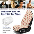 Brown Red Maple Leaf Car Seat Cover Towel 1 Pack, Fall Leaves Beige ...