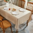 Clear Plastic Tablecloth Rectangle Vinyl Transparent PVC Table Cloth ...