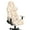 Floral Leaf Orange White, variant on SCRAWLGOD Sunflower Bee Print Plaid Beige Black 4 PCS Gaming Chair Cover with Armrest Slipcovers Stretchable Machine Washable Computer Chair Seat Slipcovers Cat Scratch Proof