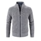 thumbnail image 4 of Mens Casual Zip Knitted Jacket Sweater Cardigan Shirt Slim Fit Warm Tops Coat, 4 of 8