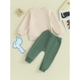 thumbnail image 5 of BemeyourBBs Baby Boy First Birthday Outfit Wild One Birthday 1st Birthday Clothes Long Sleeve Crewneck Animal Sweatshirt with Sweatpants Cute Infant Spring Fall Winter Clothes, 5 of 10