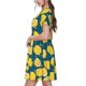 thumbnail image 2 of Disketp Lemon para Vestido de Manga Corta para Mujeres, Vestidos de Verano para Mujeres, Casual y Holgado para la Playa, 2 of 6