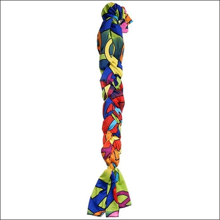 Tail Lycra Bag - PEACE SIGN TOUGH-1 PRINTED LYCRA BRAID IN TAIL BAG WESTERN HORSE TACK GROOMING