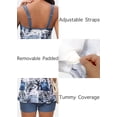 thumbnail image 5 of Women Two Piece Tankini Swimsuit Tummy Control Long Torso Top and High Waisted Boyshorts Bathing Suits, 5 of 6