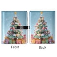 thumbnail image 2 of Leather Notebook with Pen Holder Writing Notepad Includes 100 Pages Lined Journal Lollipops Christmas Tree, 2 of 6