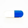 Capsuline Colored Gelatin Empty Capsules Size 3 Blue/Clear