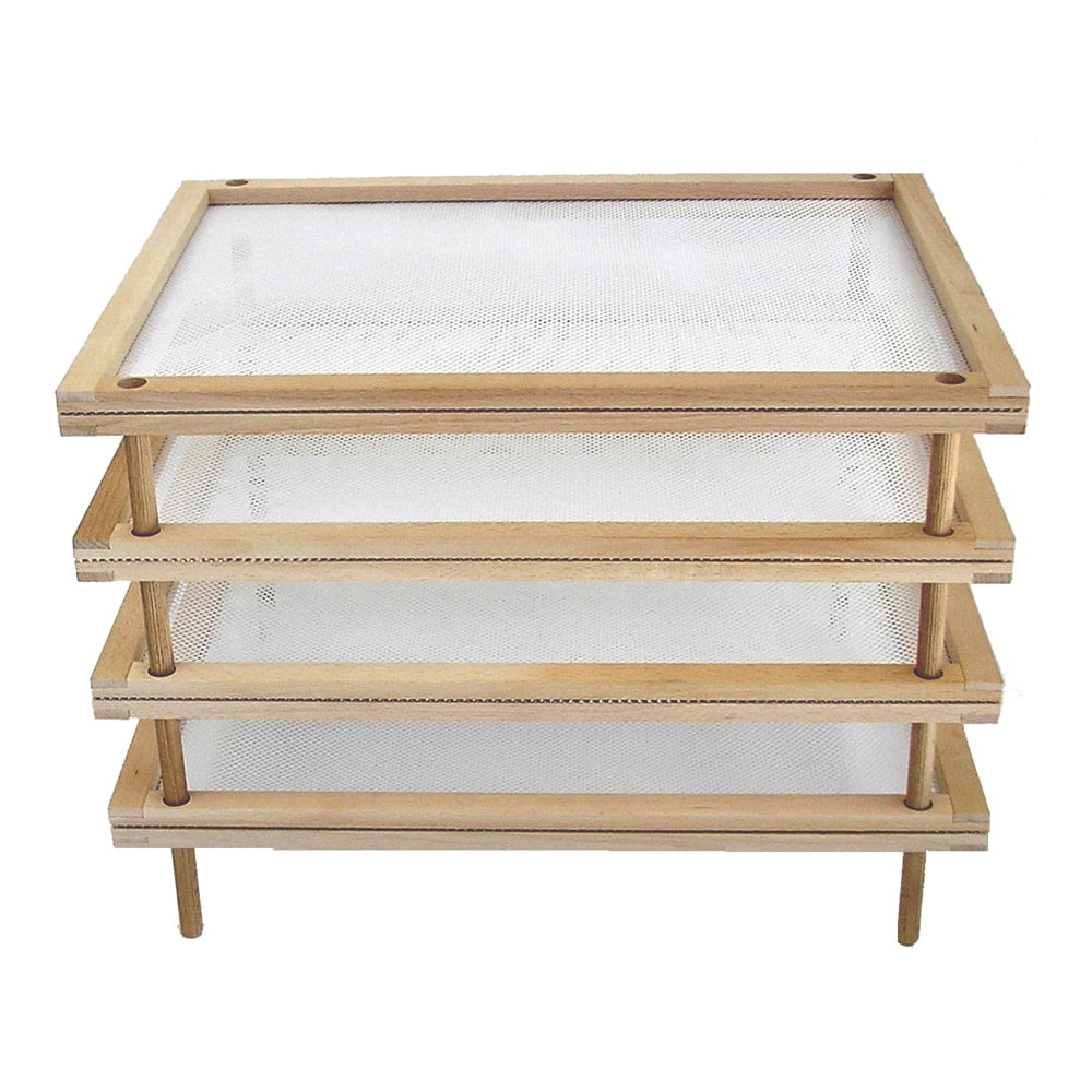 Eppicotispai Stackable Pasta & Food Drying Rack, Set of 4, 19.7" x 15.