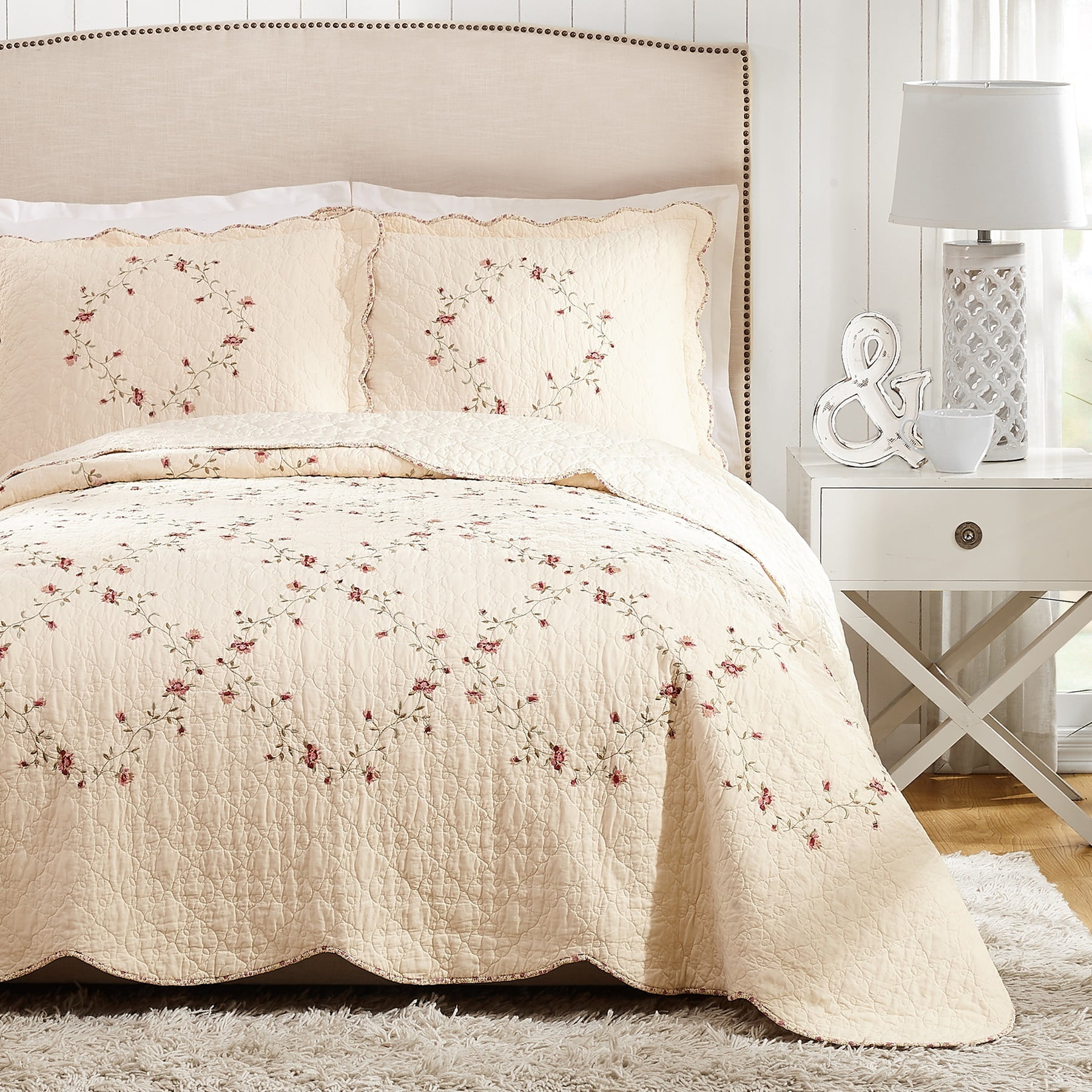 Better Homes & Gardens Hannalore Cotton Quilt, Twin