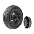 thumbnail image 2 of Piezas de repuesto versátiles de la rueda de neumáticos para el scooter eléctrico Rueda trasera negra, 2 of 8