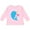 AD-Pink, variant on Inktastic Cute Narwhal Boys Long Sleeve Toddler T-Shirt