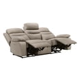 thumbnail image 4 of Lexicon Hancock Leather Power Double Reclining Sofa in Latte, 4 of 7