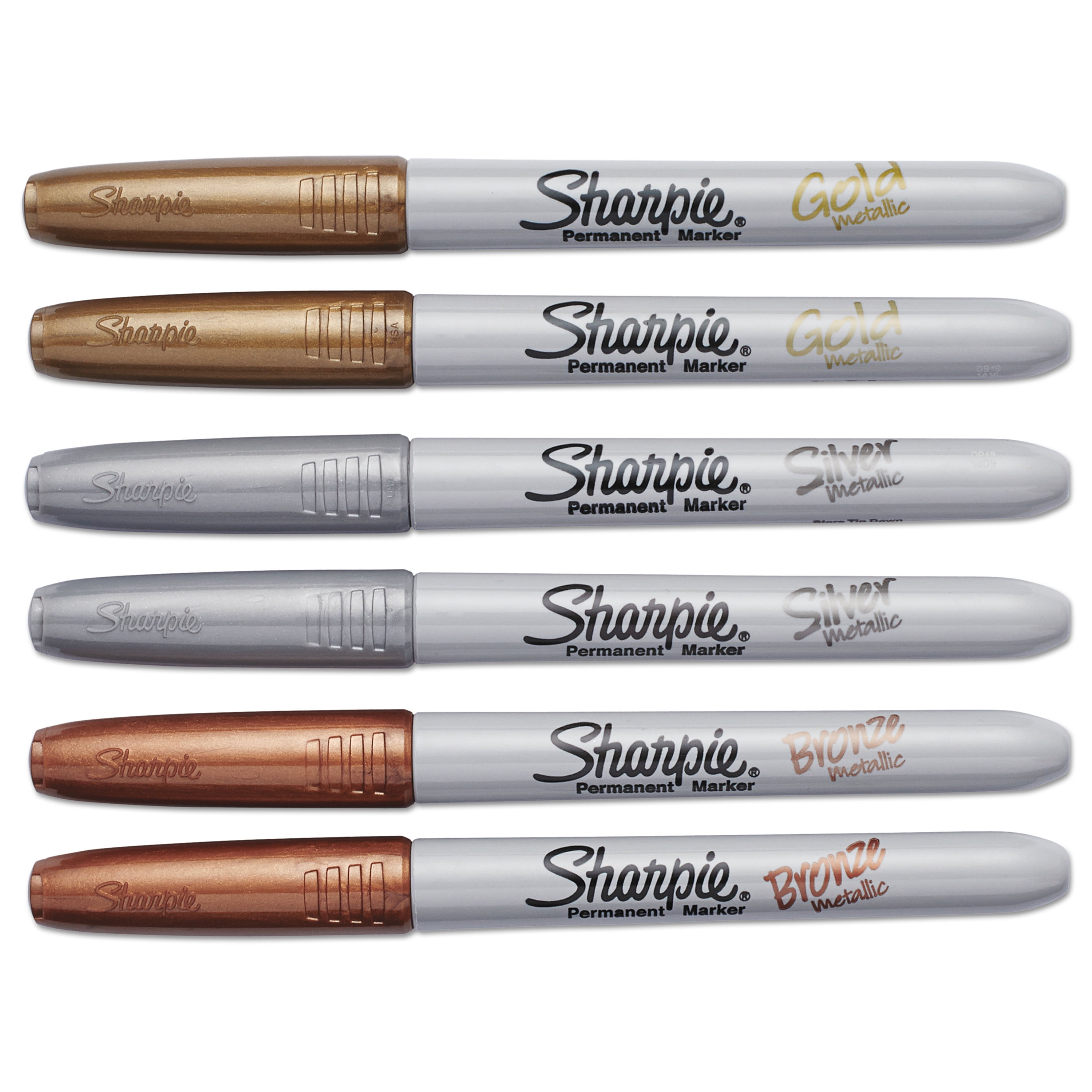 Buy Sharpie® Fine Tip Metallic Markers (Pack of 6) at S&S Worldwide