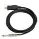 thumbnail image 3 of Cable USB para guitarra de 3 metros Compatible con el Cable de instrumento de conexión de computadora para bajo de guitarra eléctrica, 3 of 5