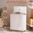 thumbnail image 6 of SereneLife Luxury Towel Warmer With Towel, with Customized Fragrance for Spa and Bathroom, Luxury Towel Heater Gifts for Him & Her, Auto Shut off, Fits 2 large Towels, Blankets, Bathrobes, PJ's, 6 of 7