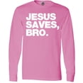 thumbnail image 3 of Inktastic Jesus Saves, Bro. Long Sleeve T-Shirt, 3 of 5