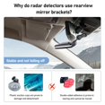 thumbnail image 3 of SDSACZMU Soporte de montaje de espejo de montaje de radar para Escort MAX,MAX2,Older(2015-2019) MAX 360 Detector de radar (no para 2020 Max360 o MAX360C), 3 of 5