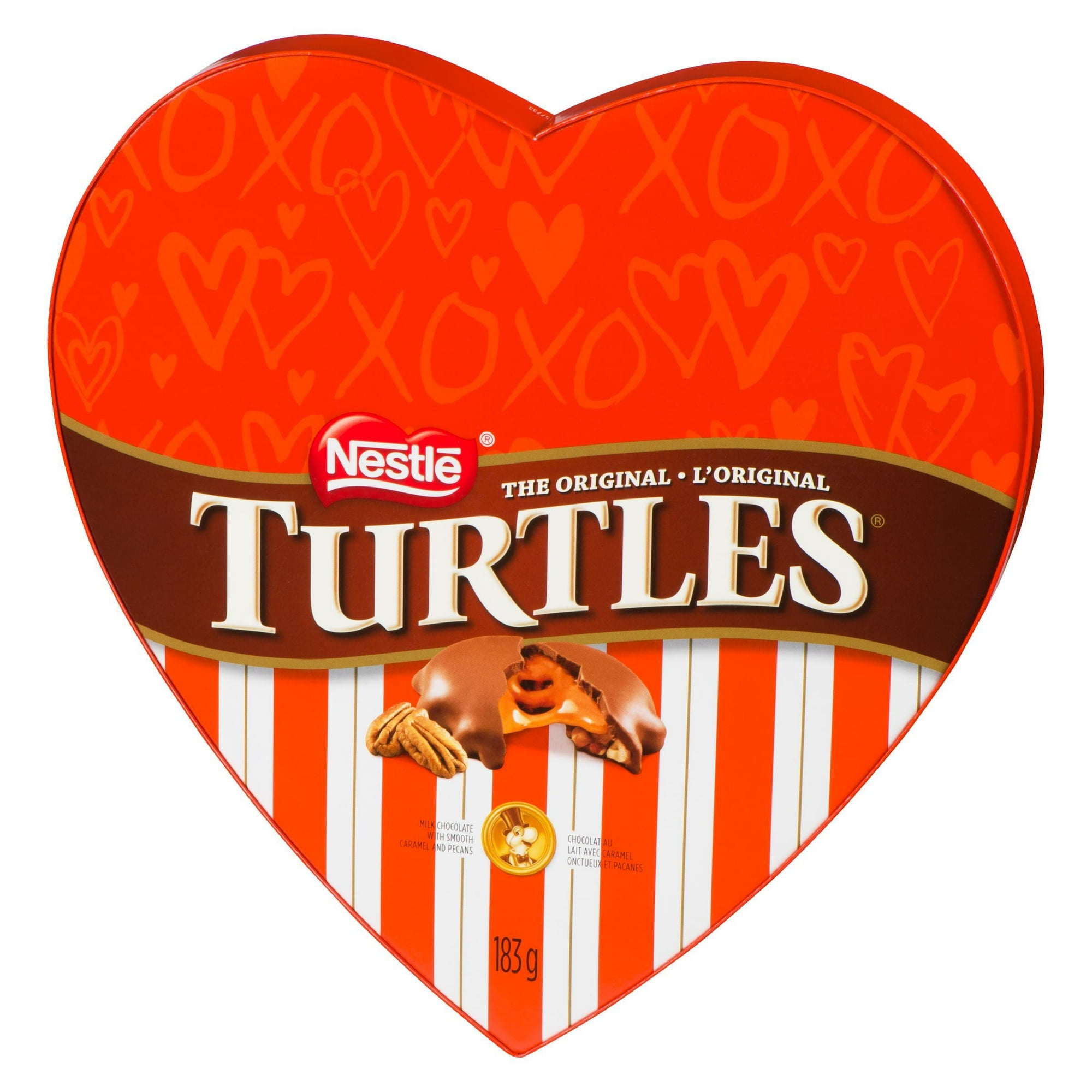 Boîte Saint-Valentin en forme de coeur NESTLÉ TURTLES classique